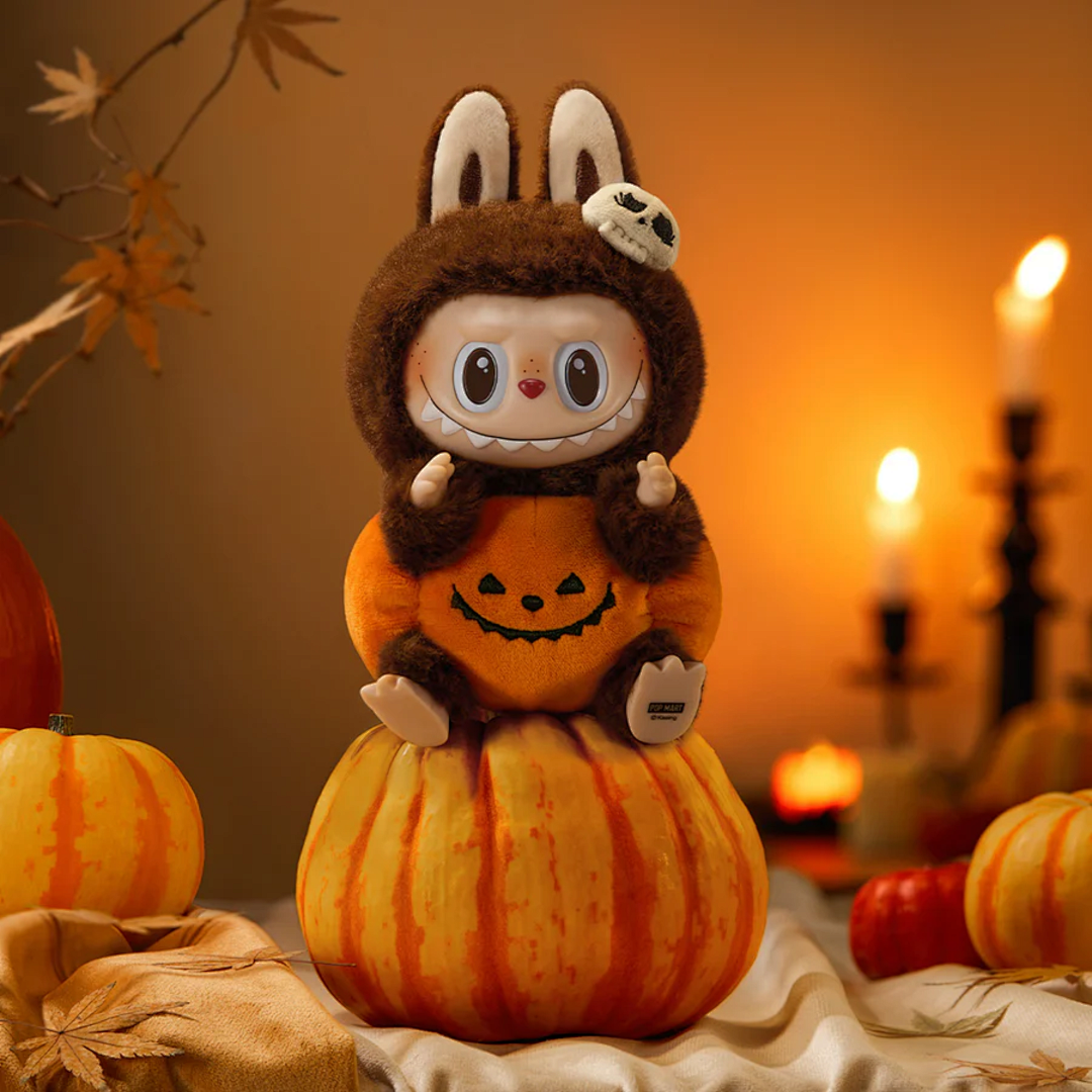 Labubu Happy Halloween Party Vinyl Plush Doll Pendant Close Up Labubu Happy Halloween Party Vinyl Plush Doll Pendant Close Up