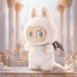 Labubu Time to Chill Vinyl Face Plush Doll Close Up