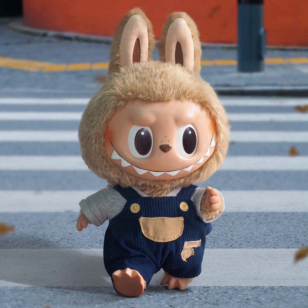 Labubu Time to Chill Vinyl Face Plush Doll Front View
